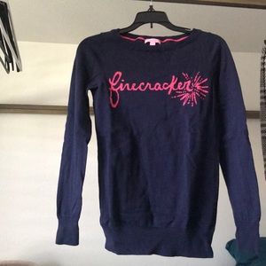 Lilly Pulitzer firecracker sweater